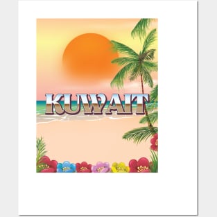 Kuwait Beach travel poster Posters and Art